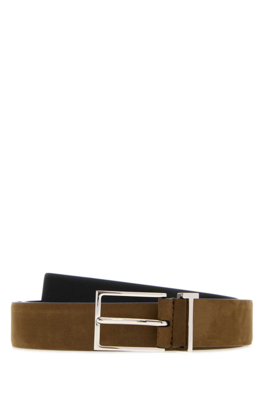 Brown suede belt TOM FORD (TB325LCL504S)