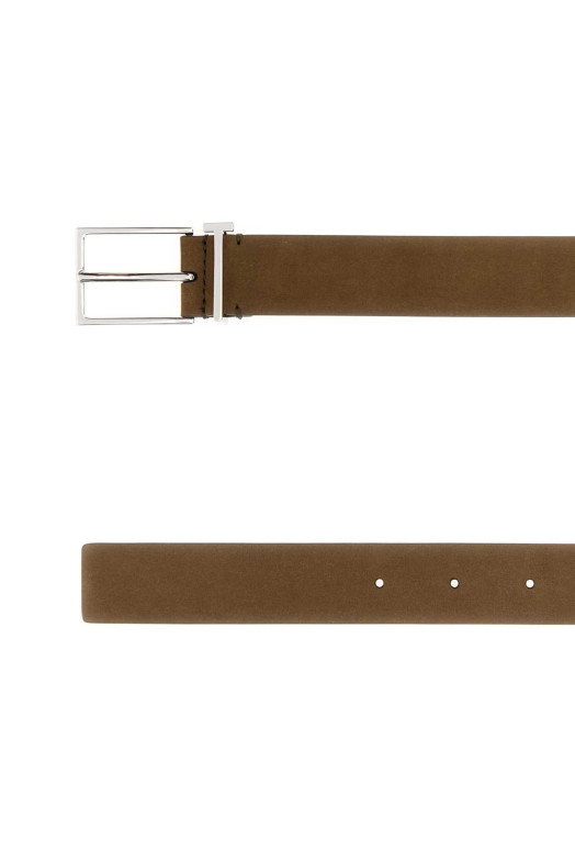 Brown suede belt TOM FORD (TB325LCL504S)