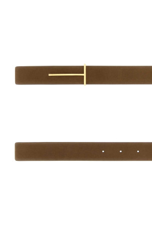 Brown suede reversible belt TOM FORD (TB330LCL504G)