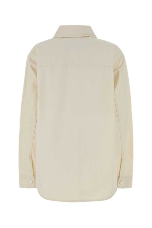 Ivory denim oversize shirt AMI (UJK897DE0126)