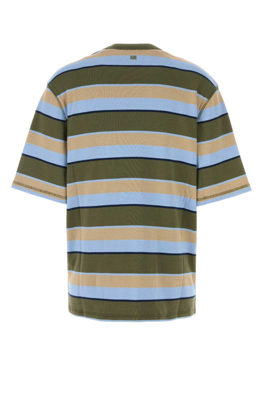 Embroidered cotton oversize t-shirt AMI (UTS369JE0209)