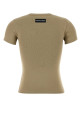 Dovre grey cotton t-shirt MARINE SERRE (WTT012ACJER0008)