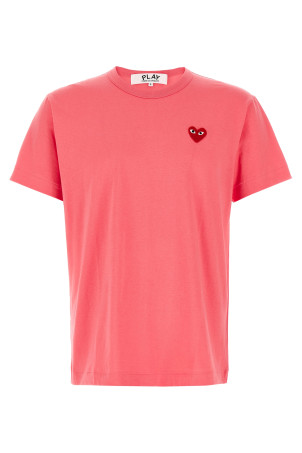 Logo patch t-shirt Pink