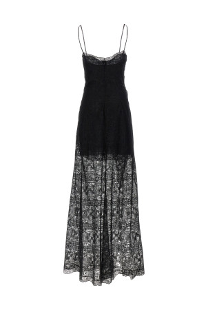 Majolica lace dress Black