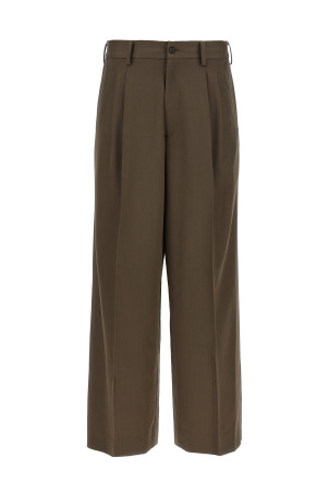 'Easy Long Wide' pants Brown