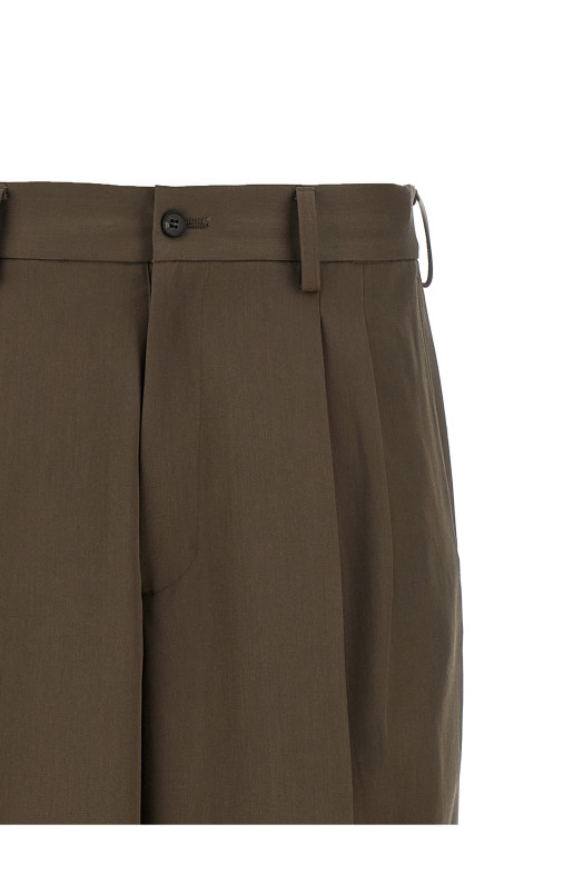 'Easy Long Wide' pants Brown
