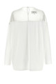 Tulle insert t-shirt White