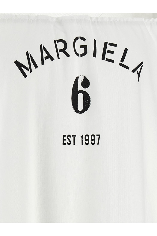 Tulle insert t-shirt White