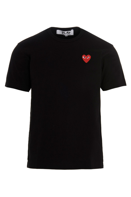 Logo patch t-shirt Black