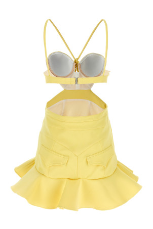 Mini dress Yellow