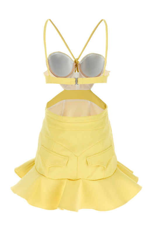Mini dress Yellow