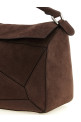 'Puzzle Edge' large shoulder bag Brown