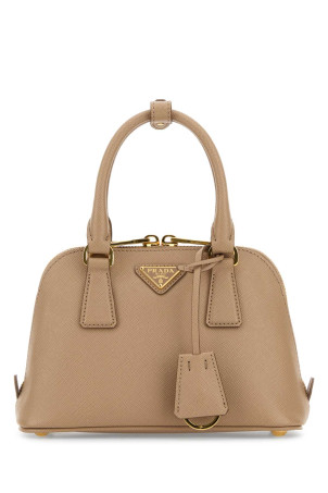 Beige leather handbag PRADA (1BA851VEOONZV)