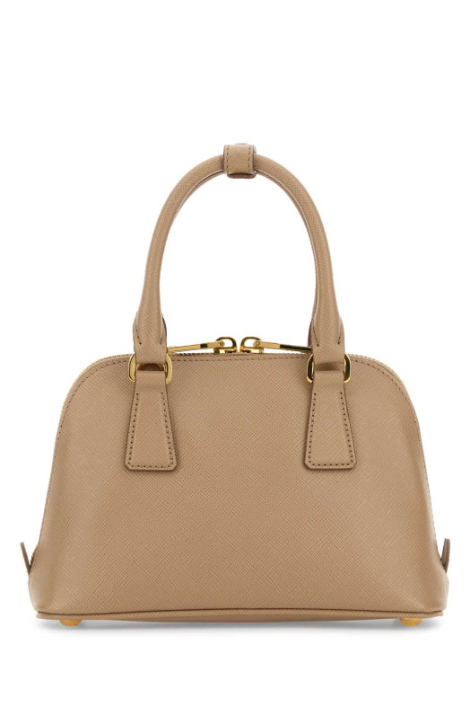 Бежевая кожаная сумочка PRADA (1BA851VEOONZV)