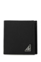Чорний шкіряний гаманець PRADA (2MO738QHH)