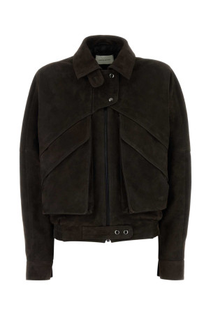 Dark brown suede jacket Brown MAGDA BUTRYM (510525)