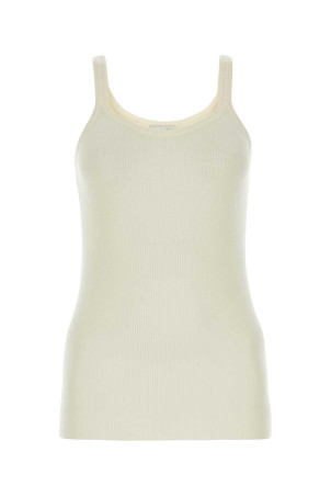 Ivory wool tank top BOTTEGA VENETA (751861V32A0)