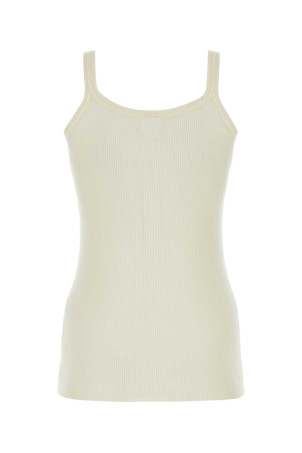 Ivory wool tank top BOTTEGA VENETA (751861V32A0)