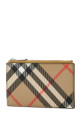 Printed canvas Check card holder BURBERRY (8091900)