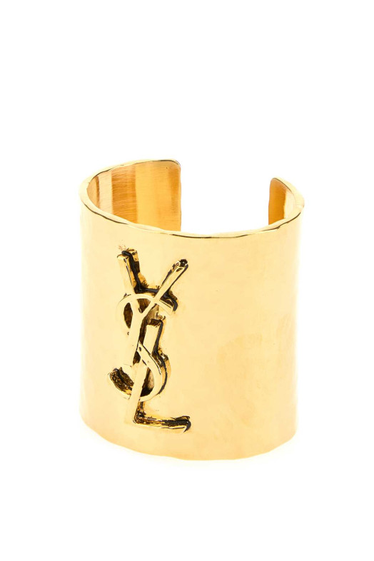 Gold metal Cassandre bracelet SAINT LAURENT (831752Y1500)
