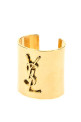 Gold metal Cassandre bracelet SAINT LAURENT (831752Y1500)