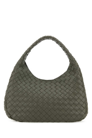 Army green leather Campana shoulder bag BOTTEGA VENETA (844249V4SC0)