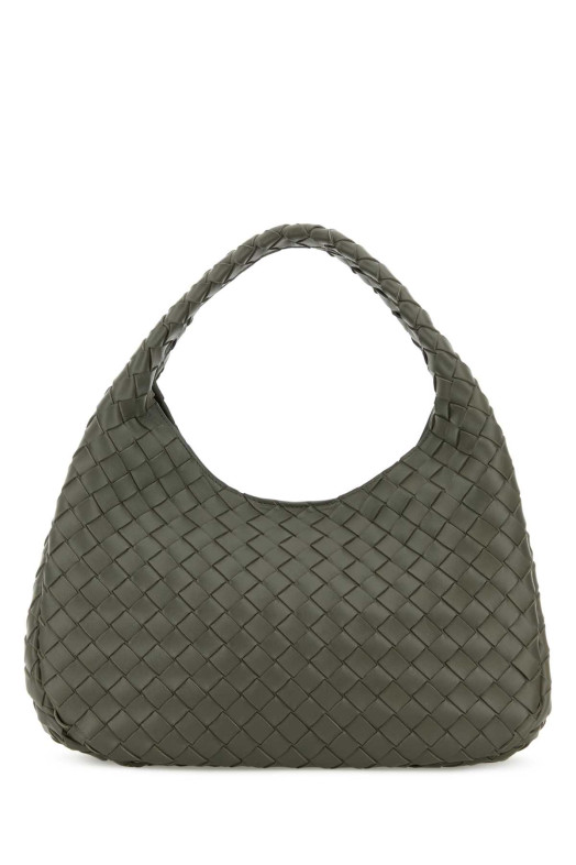 Кожаная сумка через плечо Campana цвета армейской зелени от BOTTEGA VENETA (844249V4SC0)