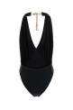 Black stretch nylon swimsuit Black SAINT LAURENT (859623Y37WN)