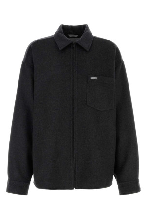 Charcoal wool blend jacket BALENCIAGA (866533TUU01)