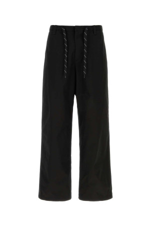 Black cotton wide-leg pant Black BALENCIAGA (871309TKP07)