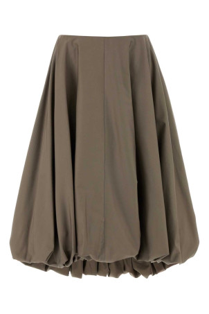Mud gabardine skirt BALENCIAGA (872332TSP13)