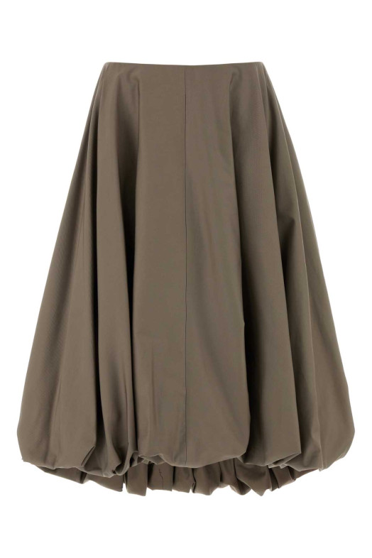Юбка из грязевого габардина BALENCIAGA (872332TSP13)