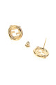 Gold metal EverRound Fendi earrings FENDI (8AL324ATEP)