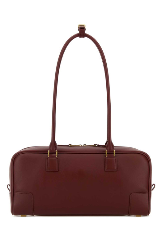 Шкіряна сумка через плече Amazona 31 кольору «Бургундський» від LOEWE (A039N31X01)