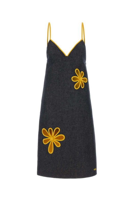 Denim dress FENDI (FDD588AW9X)