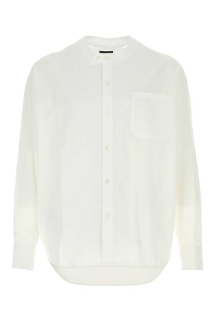 White seersucker shirt GIORGIO ARMANI (GM003497TE11186)