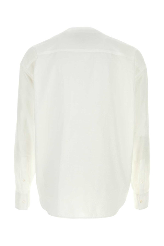 White seersucker shirt GIORGIO ARMANI (GM003497TE11186)