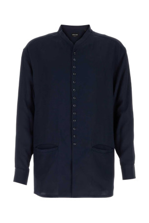 Navy blue viscose shirt GIORGIO ARMANI (GM003502TE20836)