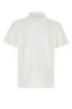 Белая рубашка-поло из пике White AMI (HPL411760) AMI PARIS