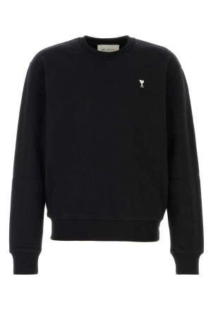 Black cotton sweatshirt AMI (HSW763730)