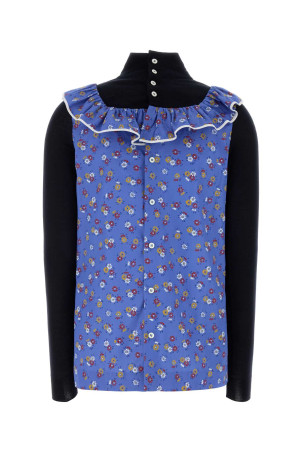 Printed poplin top MIU MIU (MT2234SOOO19KV)
