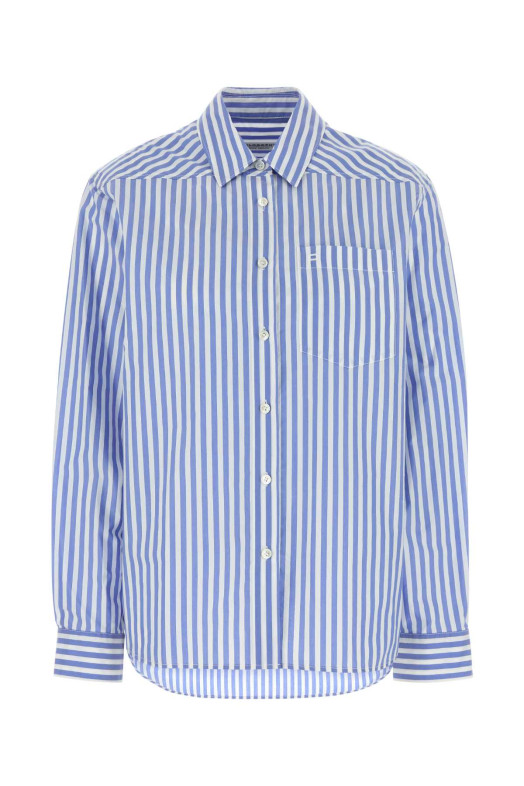 Рубашка из поплина с вышивкой PHILOSOPHY DI LORENZO SERAFINI (A02070735)