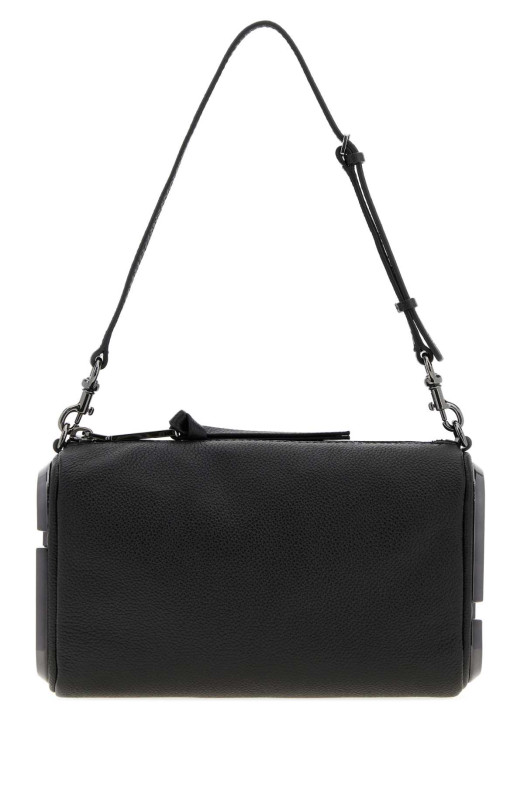 Black leather The Snapshot shoulder bag MARC JACOBS (2S6HSH048H01)