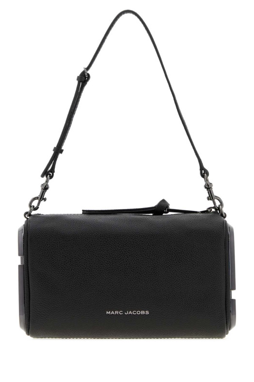 Black leather The Snapshot shoulder bag MARC JACOBS (2S6HSH048H01)