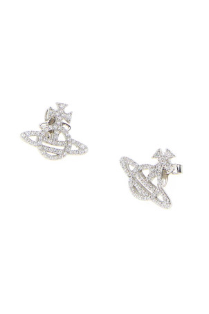 Silver metal Calliope earrings VIVIENNE WESTWOOD (6201003501P102SM)