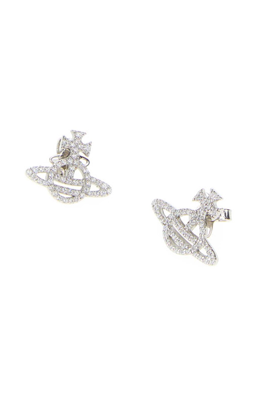 Silver metal Calliope earrings VIVIENNE WESTWOOD (6201003501P102SM)