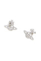 Silver metal Calliope earrings VIVIENNE WESTWOOD (6201003501P102SM)