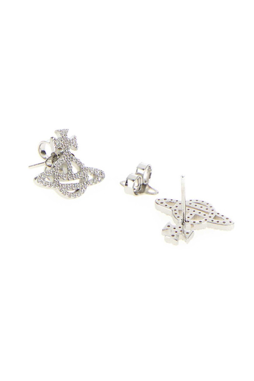 Silver metal Calliope earrings VIVIENNE WESTWOOD (6201003501P102SM)