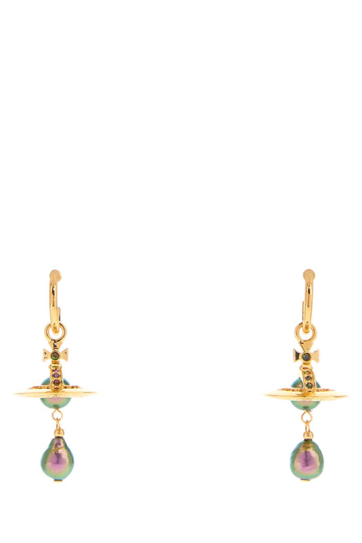 Gold metal Aleksa earrings VIVIENNE WESTWOOD (6203007202R996)