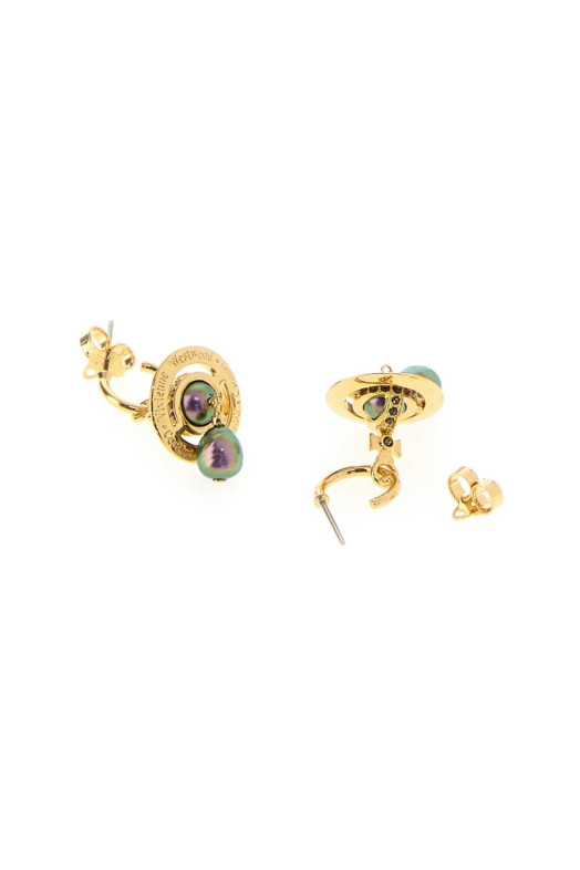 Gold metal Aleksa earrings VIVIENNE WESTWOOD (6203007202R996)